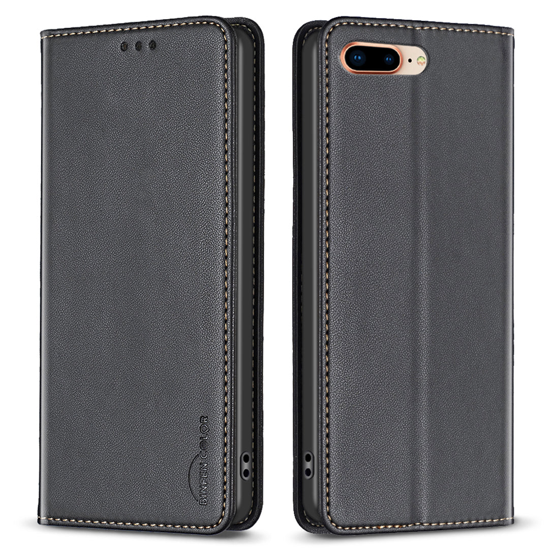 BINFEN COLOR BF18 For iPhone 8 Plus 7 Plus 6 Plus 6s Plus Leather Cover Card Slot Stand Phone Case BINFEN COLOR BF18 For iPhone 8 Plus 7 Plus 6 Plus 6s Plus Leather Cover Card Slot Stand Phone Case